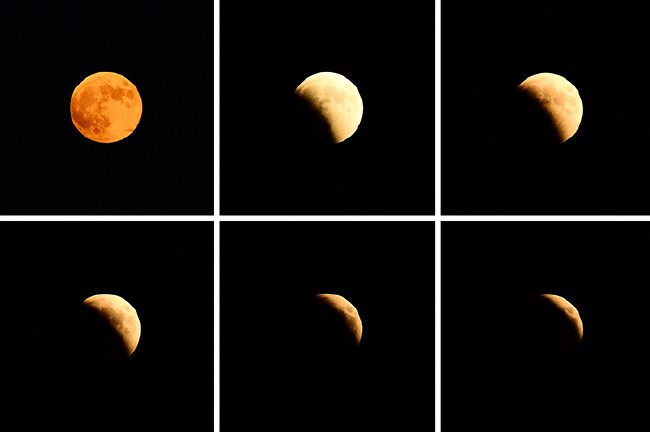 Kanlı Ay Tutulması'ndan nefes kesen kareler 1