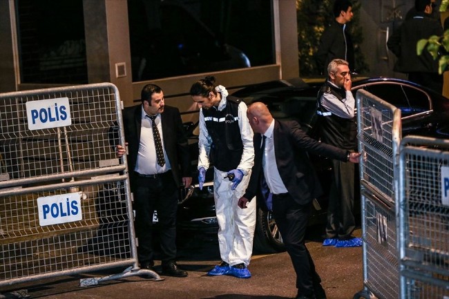 Türk polisi Suudi Konsolosluğu'nda 1