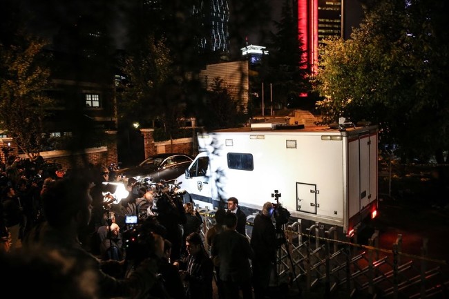 Türk polisi Suudi Konsolosluğu'nda 10