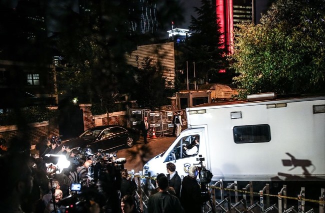 Türk polisi Suudi Konsolosluğu'nda 11