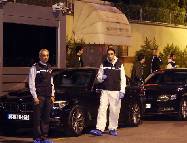 Türk polisi Suudi Konsolosluğu'nda 18