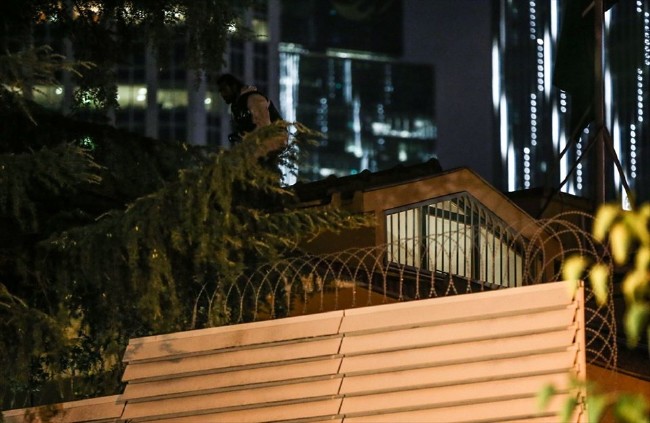 Türk polisi Suudi Konsolosluğu'nda 27