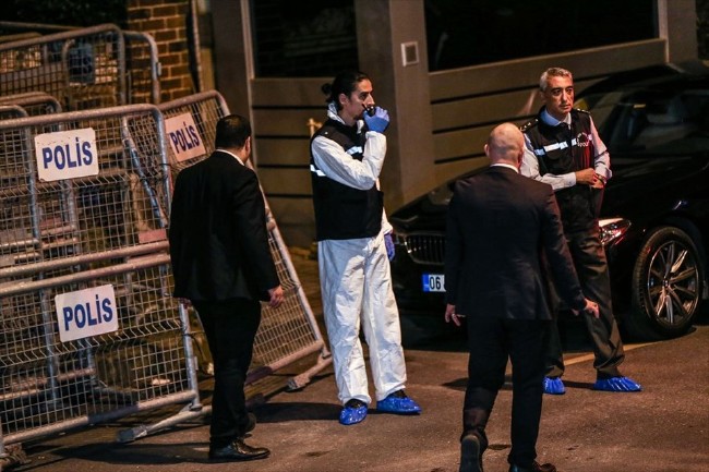 Türk polisi Suudi Konsolosluğu'nda 6