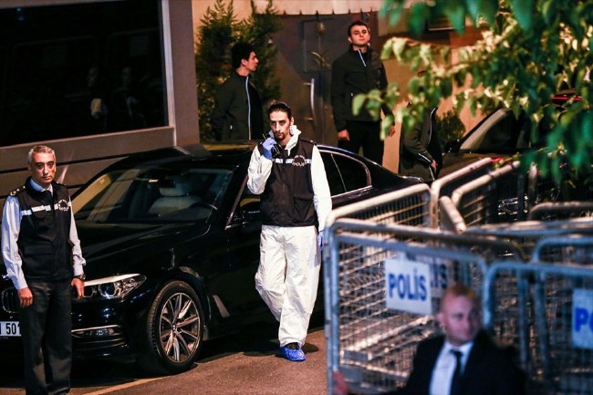 Türk polisi Suudi Konsolosluğu'nda 9