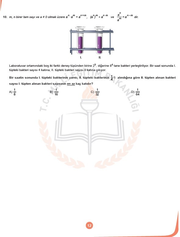 LGS Kasım ayı örnek soruları 13