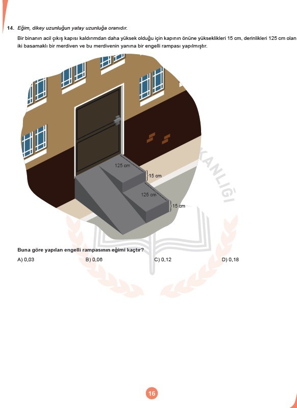LGS Kasım ayı örnek soruları 17