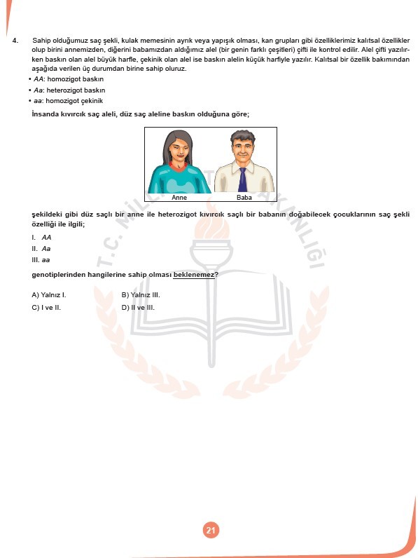 LGS Kasım ayı örnek soruları 22