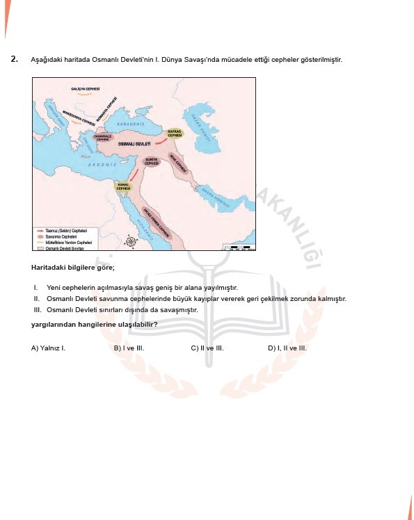 LGS Kasım ayı örnek soruları 42