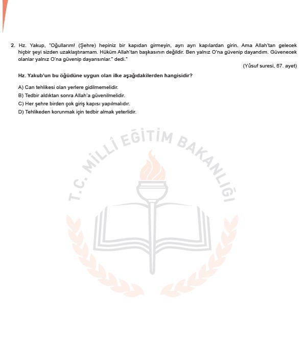 LGS Kasım ayı örnek soruları 47