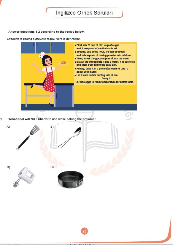 LGS Kasım ayı örnek soruları 51