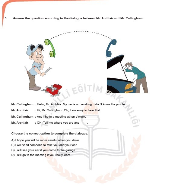 LGS Kasım ayı örnek soruları 55
