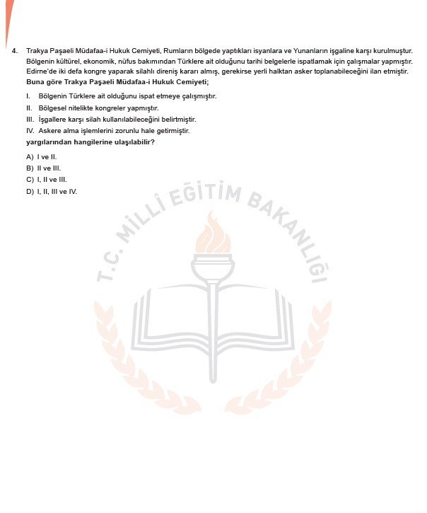 2019 LGS örnek soruları 28