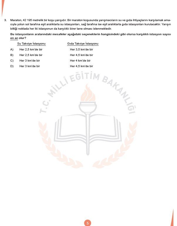 2019 LGS örnek soruları 35
