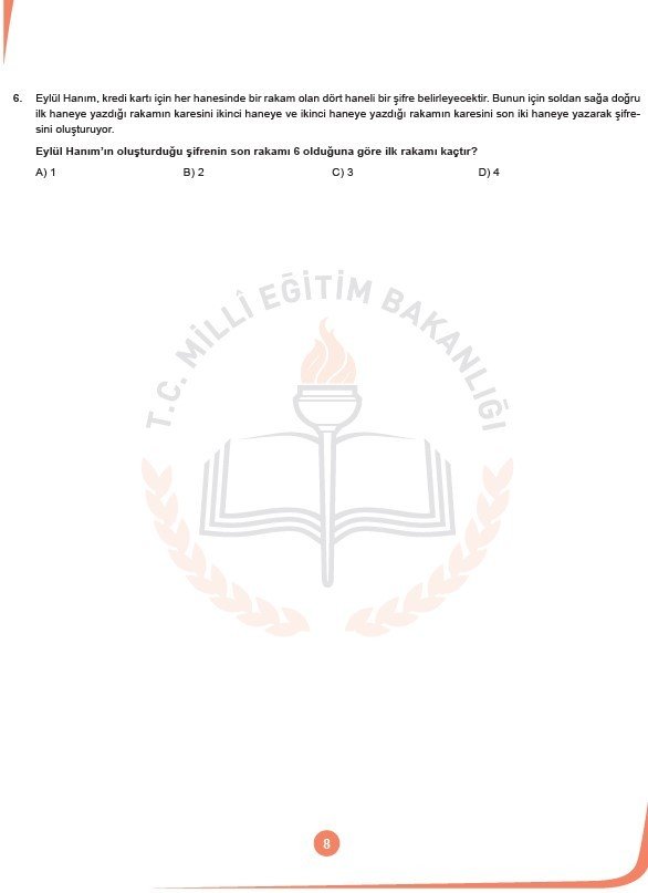 2019 LGS örnek soruları 41