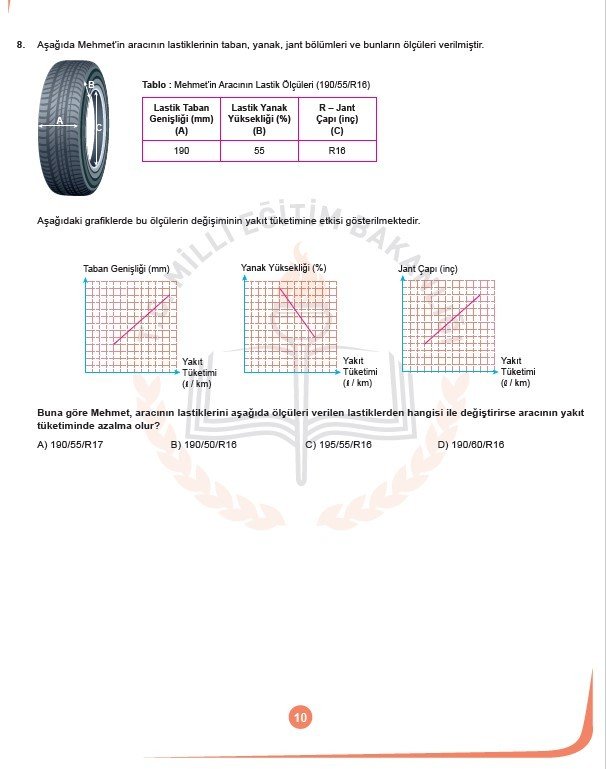 2019 LGS örnek soruları 43