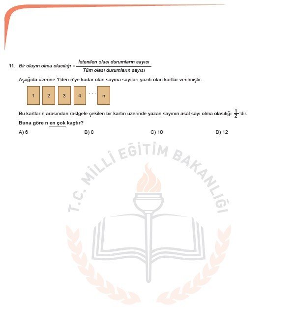 2019 LGS örnek soruları 46