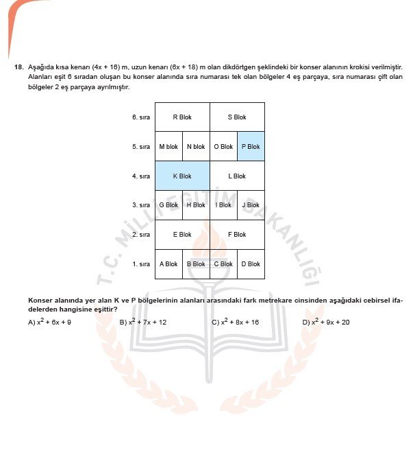 2019 LGS örnek soruları 53
