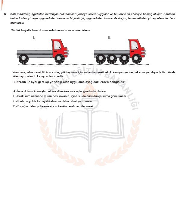 2019 LGS örnek soruları 61