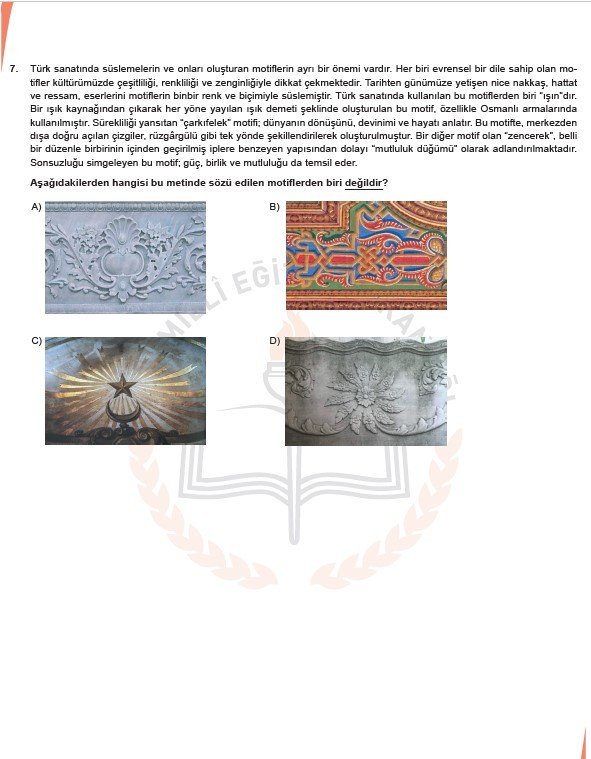 2019 LGS örnek soruları 38