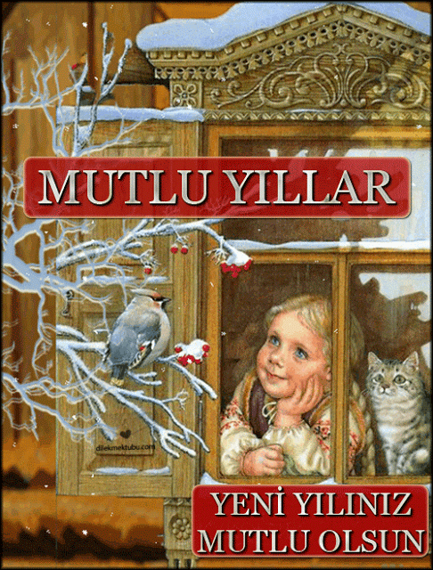 Hareketli yeni yıl mesajları 2019 (Gifli animasyonlu yeni yıl mesajları) 26