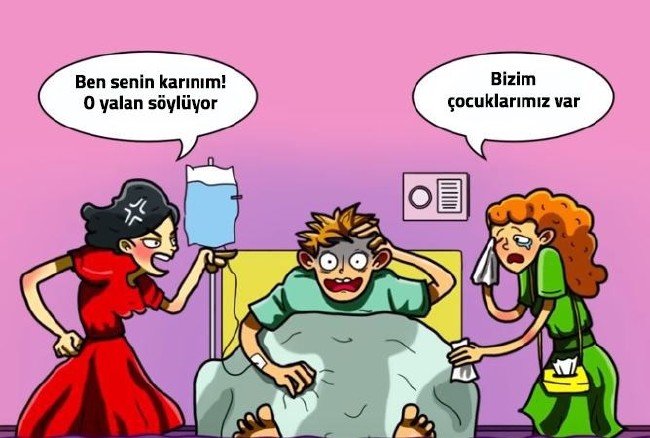 Sizce kadınlardan hangisi yalan söylüyor? 8