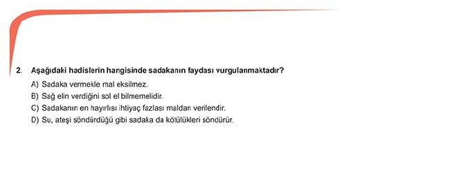 2019 LGS Ocak ayı sözel örnek soruları 16