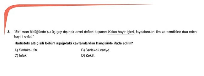2019 LGS Ocak ayı sözel örnek soruları 17