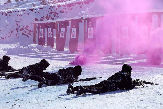 Afgan kadın polisler zorlu kış koşullarında mesleğe hazırlanıyor 50