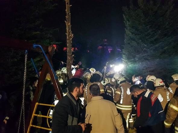 Helikopter kazasından ilk kareler 7