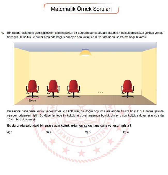 Şubat ayı LGS örnek soruları 28