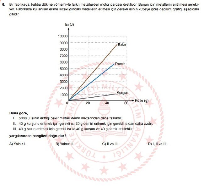 Şubat ayı LGS örnek soruları 43
