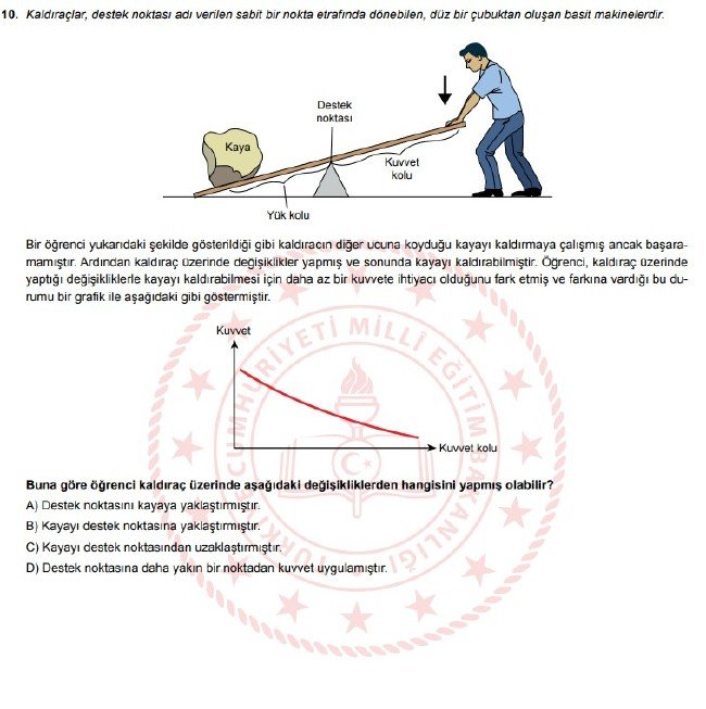 Şubat ayı LGS örnek soruları 47