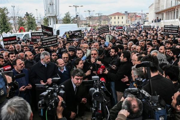 Fatih Camii'nde Yeni Zelanda protestosu 4