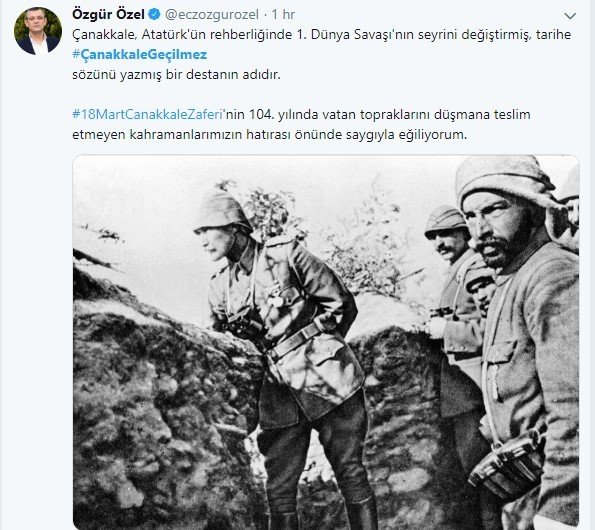Ünlü isimlerden 18 Mart Çanakkale Zaferi mesajları 25