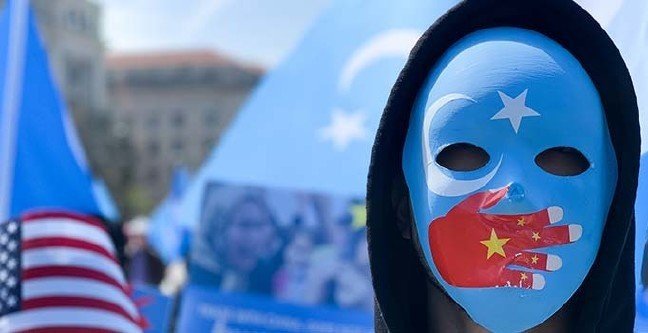 Washington'da Çin'e Uygur protestosu 21