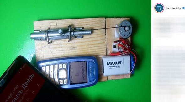 Eski telefondan kapı kilidi 27