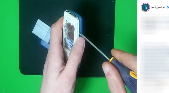 Eski telefondan kapı kilidi 4