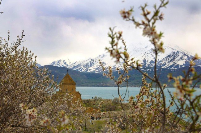 Akdamar Adası'nda ilkbahar güzelliği 9