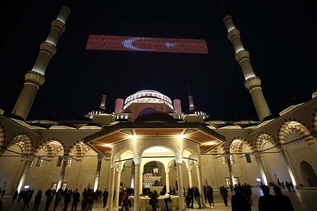 Çamlıca Camii'nin açılışından kareler 18