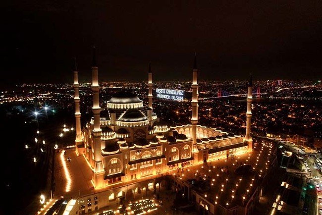 Çamlıca Camii'nin açılışından kareler 28