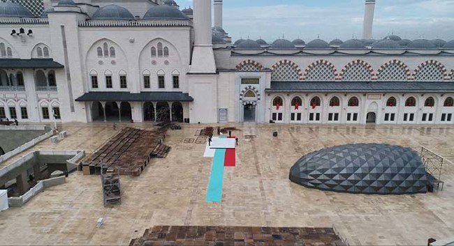 Çamlıca Camii'nin açılışından kareler 33