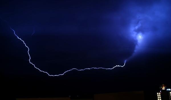 Diyarbakır'da şimşekli gece 4