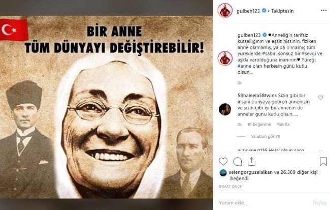 Ünlülerden Anneler Günü mesajı 8