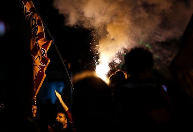 Taksim'de 'Sarı-Kırmızı' bayram 2