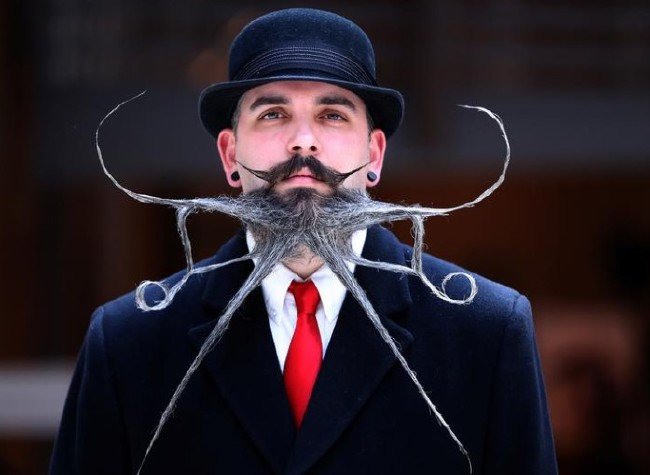 En ilginç sakal ve bıyıklar birbiriyle yarıştı 4