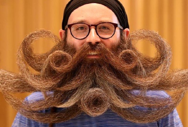 En ilginç sakal ve bıyıklar birbiriyle yarıştı 8