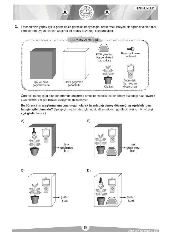 LGS soru ve cevapları sayısal (2019) 18