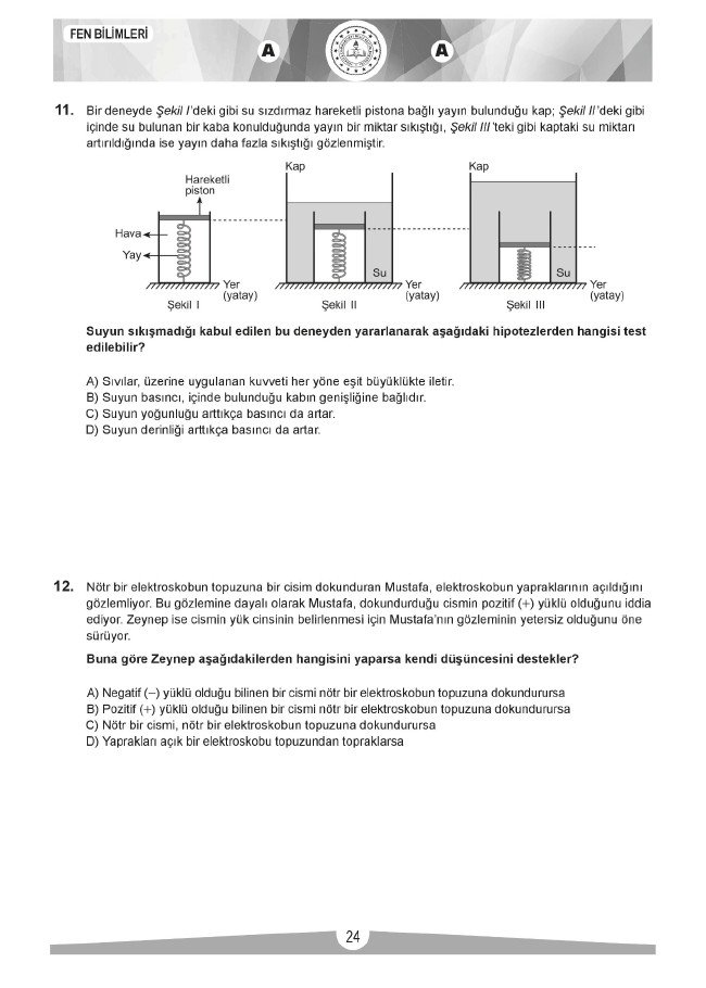 LGS soru ve cevapları sayısal (2019) 23