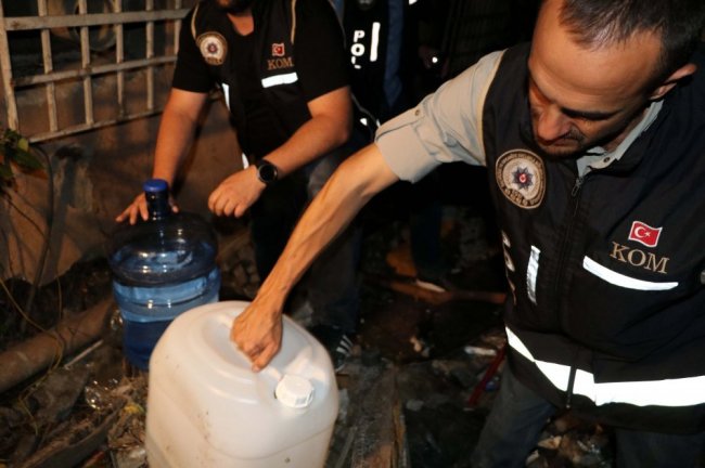 Ankara’da sahte içki operasyonu 1