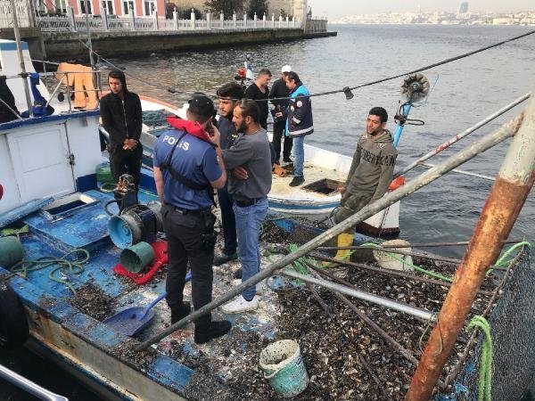 Boğaz'da kaçak midye avcılarına operasyon 16